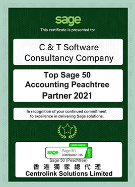 Sage 50 Peachtree top partner 2021